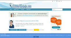 Desktop Screenshot of adictosaltrabajo.com